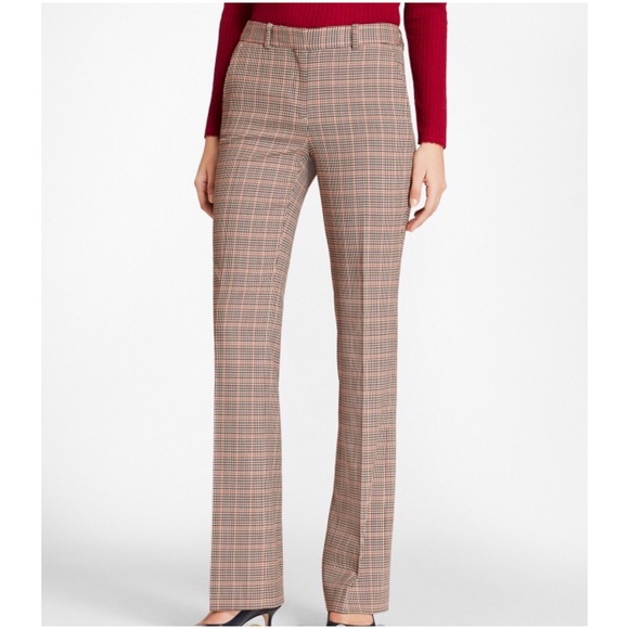 talbots plaid pants